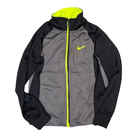 Boys Nike Zip Up Fleece Lined Jacket - Picture 1 of 4